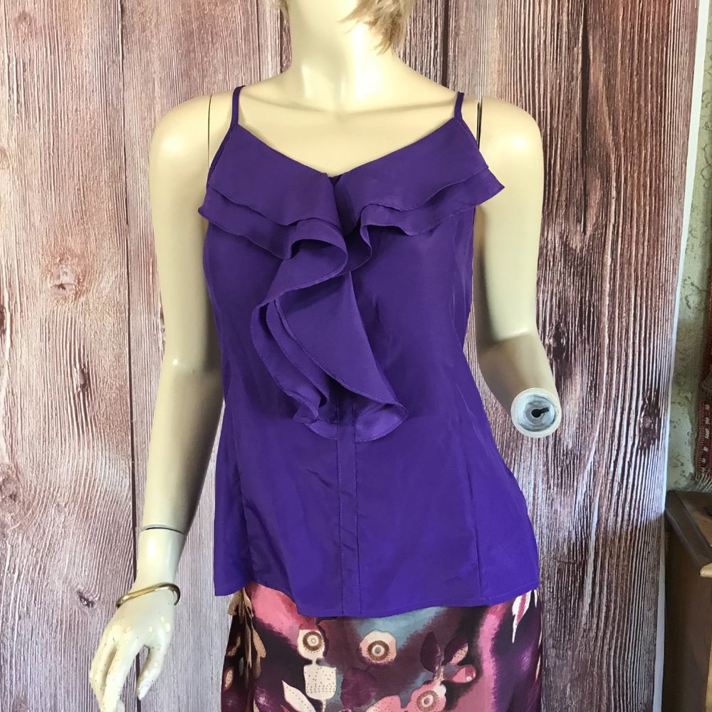 Miley Cyrus Max Azria Ruffled Tank Top XL